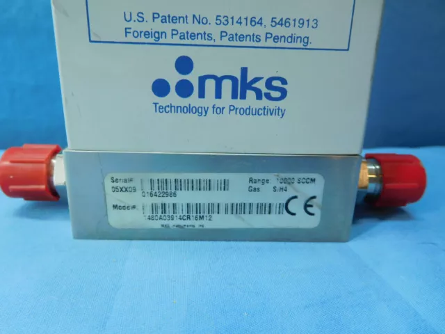MKS Alta 1480A03914CR16M12 SiH4 10000 SCCM Digital Mass Flow Controller 2