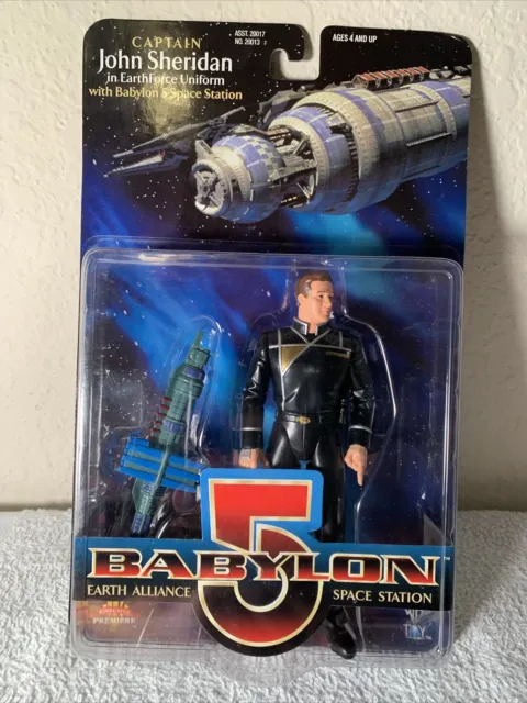 Babylon 5 Captain John Sheridan 6" Action Figure Exclusive Premiere 1997 Nib