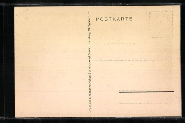 AK Leonberg, Straßenpartie mit Gasthof zum Waldhorn 2