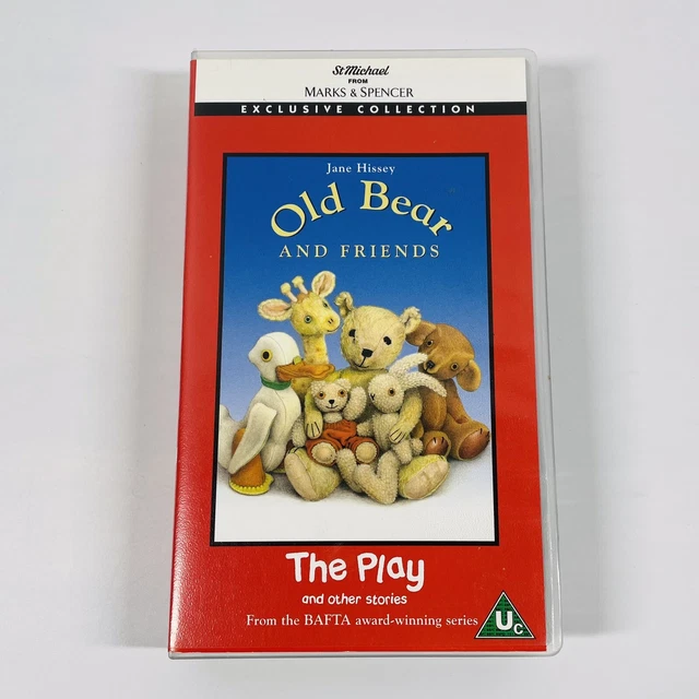OLD BEAR AND FRIENDS The Play and Other Stories Marks & Spencers  VHS Video Tape