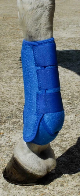 Rhinegold Sports Medicine Wrap Horse Boots in Royal