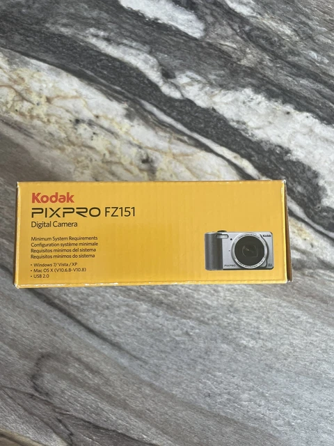 Kodak PIXPRO FZ151 16.2MP Digital Camera Black + USB Charger + 8GB Memory Card ! 4