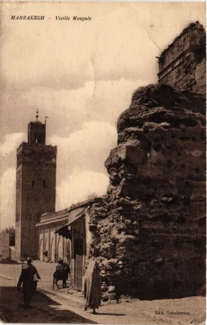 CPA AK MARRAKECH - Vieille Mosquée MAROC (796477)