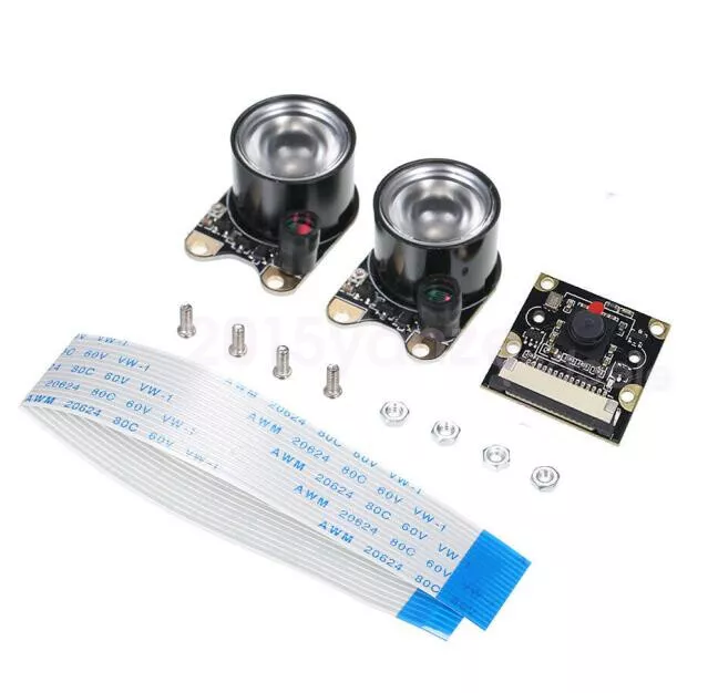 New Camera Module 1080p 5MP Night Vision Camera for Raspberry Pi 4B 3B+ Zero W