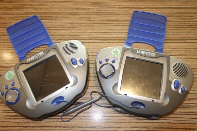 2 x Leapster Leap Frog groß blau-silber . Fehlerware