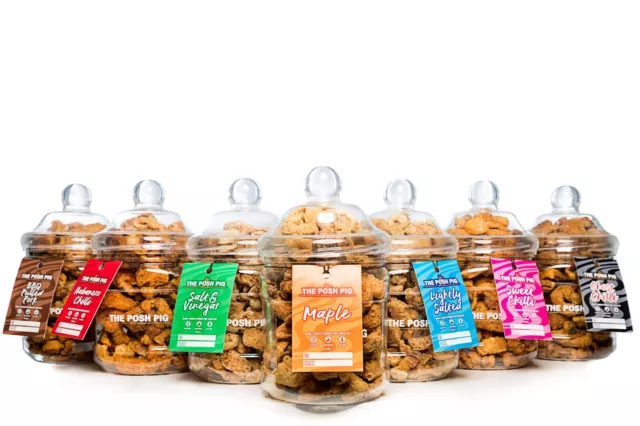 7 Flavours Pork Crackling in 300g Gifting Jars