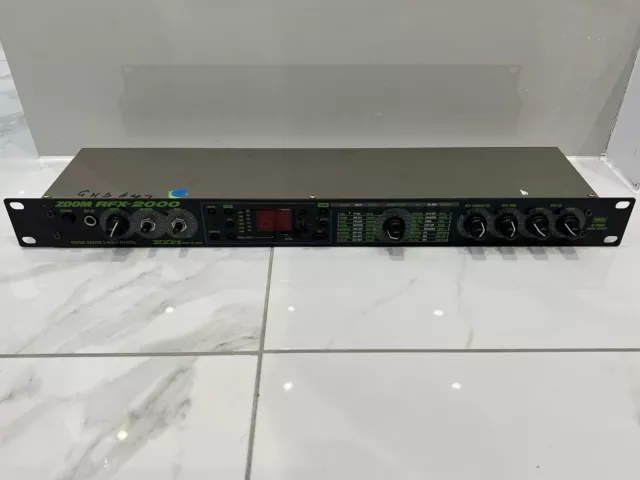 Zoom RFX-2000 Multi FX 1U Rackmount Unit with PSU. Great Condition.
