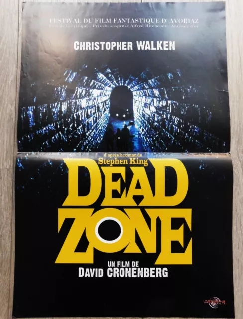 Dead Zone French Movie Poster 15"23 RR Cronenberg Stephen King Walken