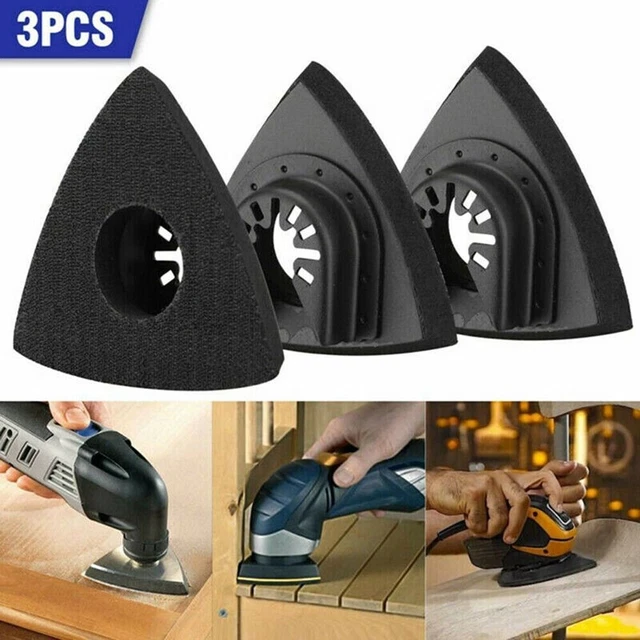 Outil multi Tampon de ponçage triangulaire Lame Pad Scie à gondeuse oscillante