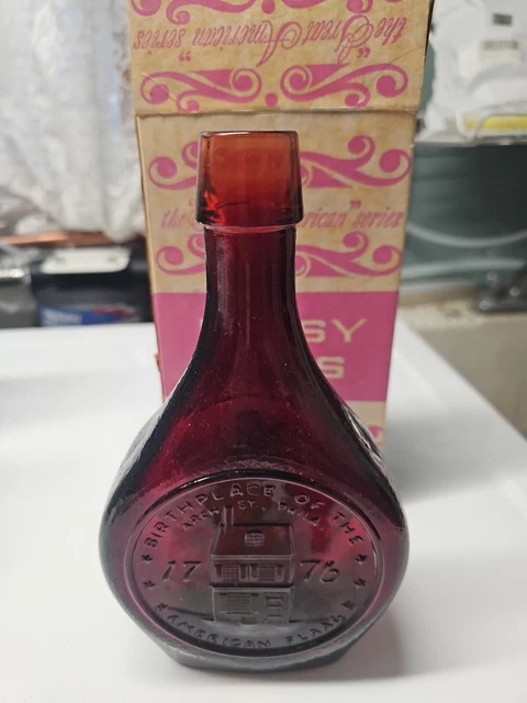 Betsy Ross  COMMEMORATIVE DECANTER BY WHEATON GLASS