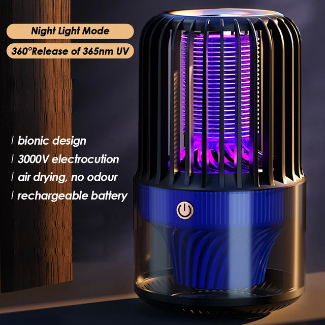 UV Moskito Killer Insektenvernichter LED Licht Insektenlampe Mückenfalle USB NEU 9