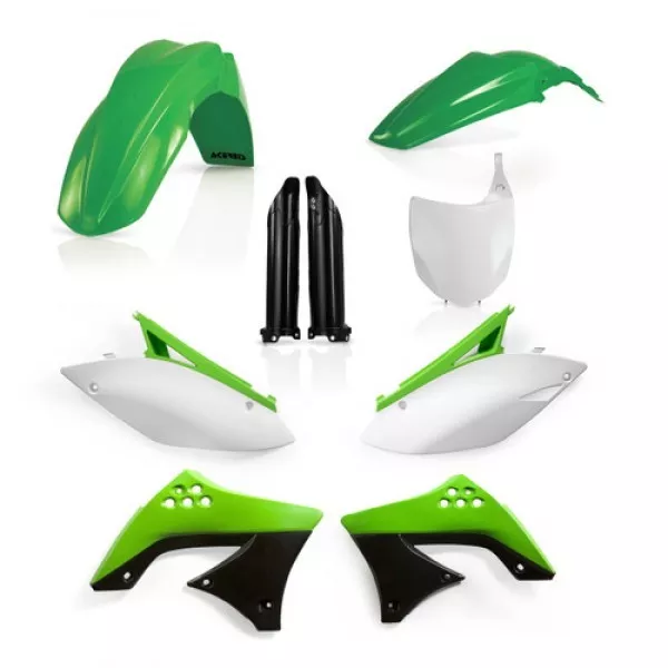 Acerbis Kit Plastiksatz  Plastikkit Plastik Kawasaki Kxf 250 09-12 Standard Grün