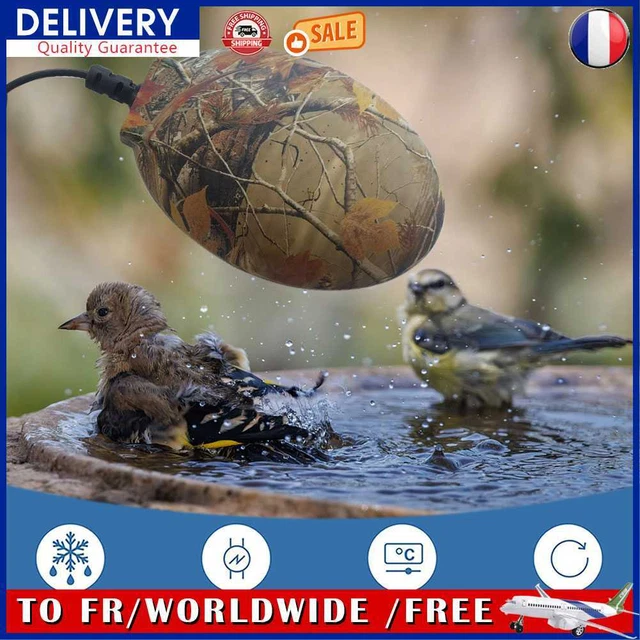 USB Bird Bath De Icer Heater Scald-proof Pond Deicer Thermostatically Controlled