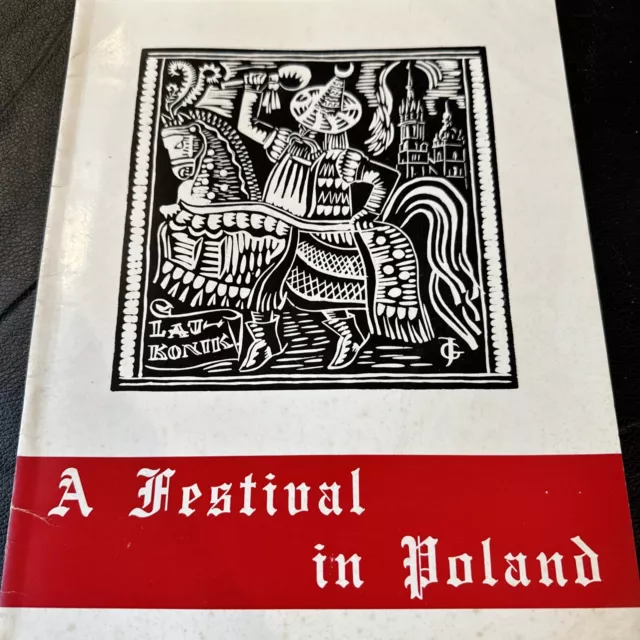 RARE Vintage A Festival In Poland Program