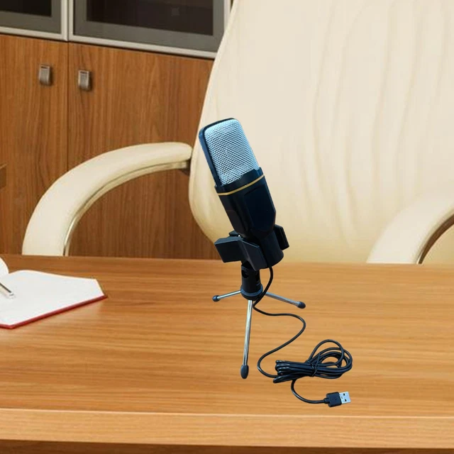 DESKTOP MICROPHONE PLUG and Play USB Mic for Streaming Music Video ...