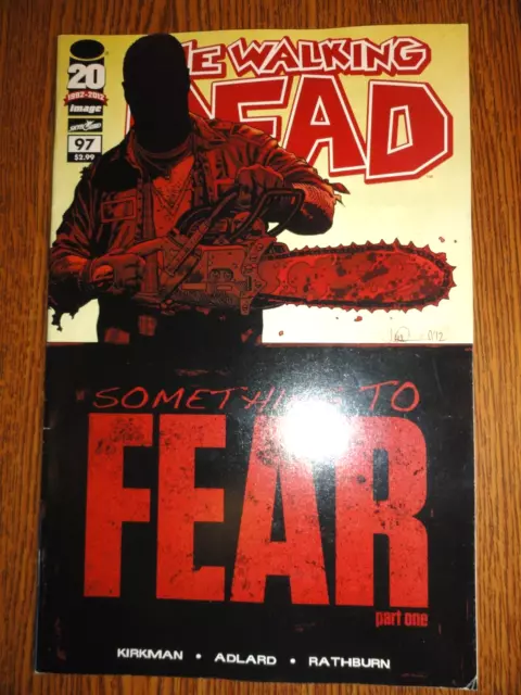 Walking Tot #97 Adlard Abdeckung Schlüssel Fear Teil One 1st Aufdruck Negan Bild