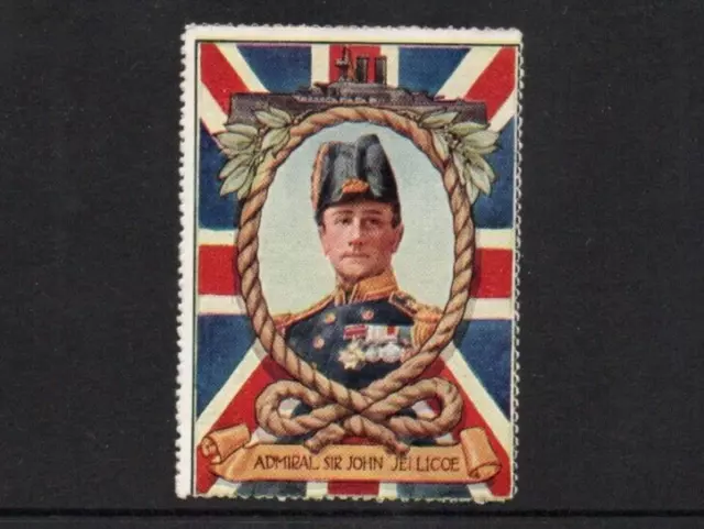 Cinderella Briefmarke Lord Roberts Fund 1916 - Admiral Sir John Jellicoe
