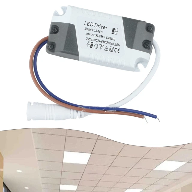 LED Driver DC Plug 3W 5W 7W 12W 18-24W 300mA Adattatore Alimentatore Luce Trasformatore Interruttore Per LED Down Light Panel Lighting - Foto 3