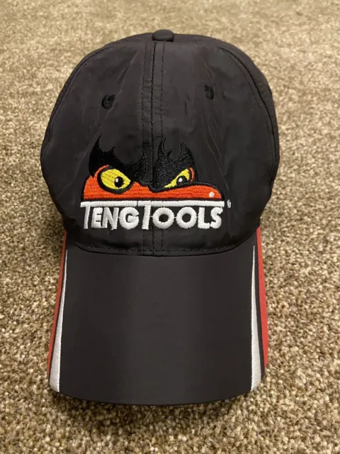 Teng Tools Baseball Cap Black Red White Hat Teng Logo