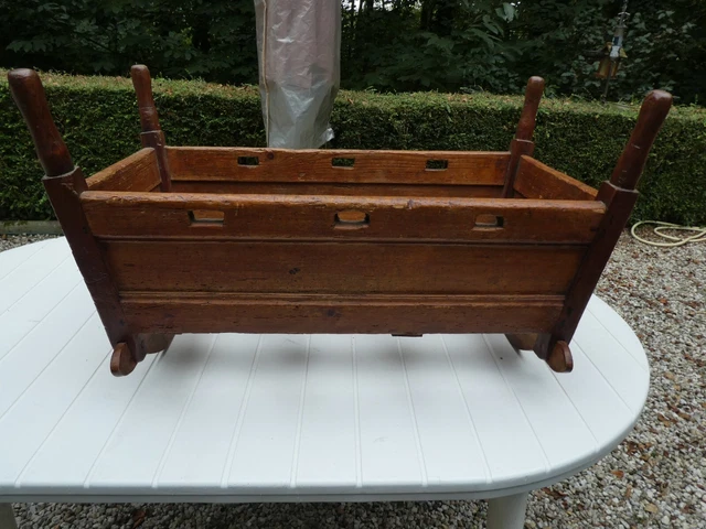 ANCIEN BERCEAU EN Bois 19Eme EUR 90,00 - PicClick FR