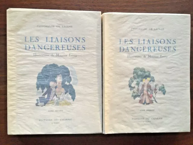Choderlos De Laclos / Les Liaisons Dangereuses  / 2 Tomes / 1941