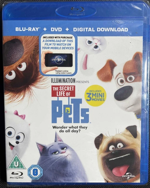 THE SECRET LIFE Of Pets Blu-ray & DVD (New and Sealed) £3.99 - PicClick UK