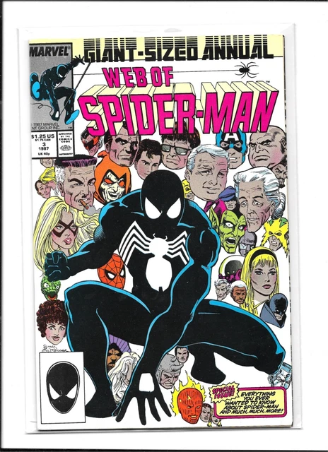 Web of Spiderman 3 (1987 Marvel) Giant Sized Annual 9.8