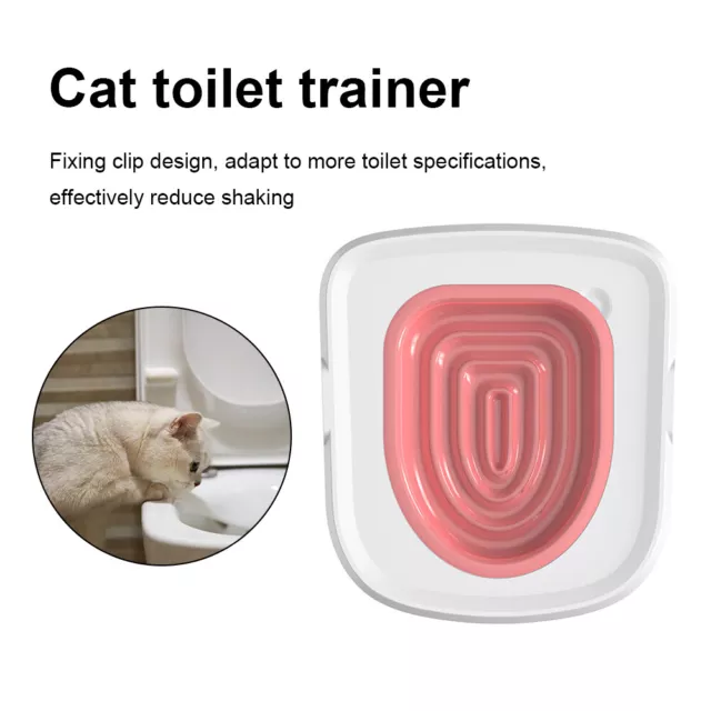 fr Universal Cat Toilet Training Portable Plastic Toilet Training Seat Pet Produ 3