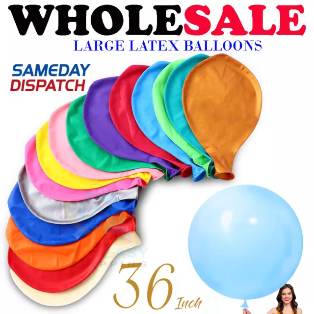 36 inch Giant Big Balloon Latex Large Balloons for Birthday/Wedding Party Decor