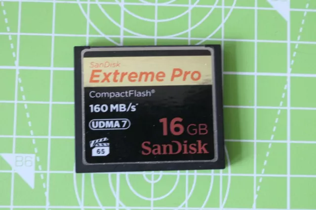 SanDisk Extreme Pro 16GB Compact Flash Card 160MB/s UDMA 7 (SDCFXPS-016G-X46)