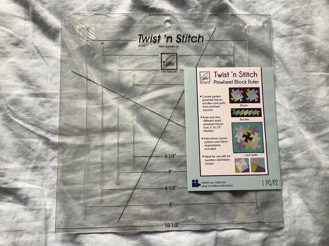 June Taylor Twist N Stitch Zahnrad Block Lineal