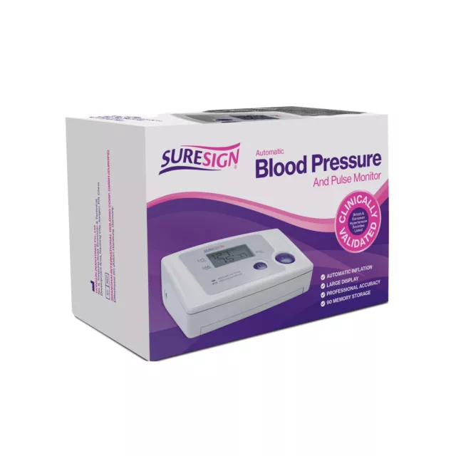 SURESIGN Fully Automatic Digital Blood Pressure & Pulse Monitor Upper Arm NEW