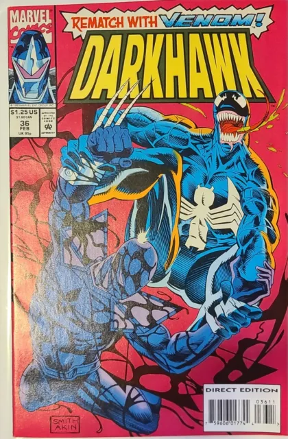 Darkhawk #36 (1994) Marvel Comics VENOM COVER VF COMBINE SHIPPING