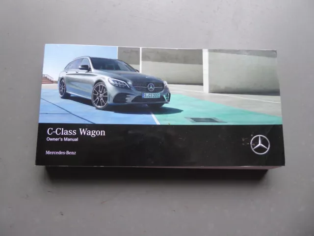 Mercedes C Class Estate 2018-2021 W205 Handbook Owners Manual Navi Print 2019