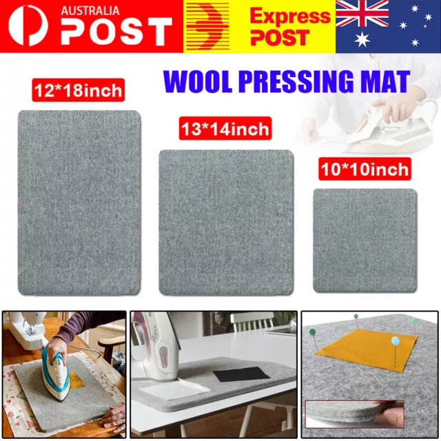 Wool Pressing Mat Ironing Pad High Temperature Ironing Board Felt Pad 3 Sizes AU