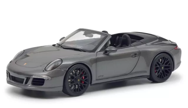 0398 Porsche 911 Carrera GTS Cabrio (991.1) Gris ágata Metálico 1:18 Coleccionista