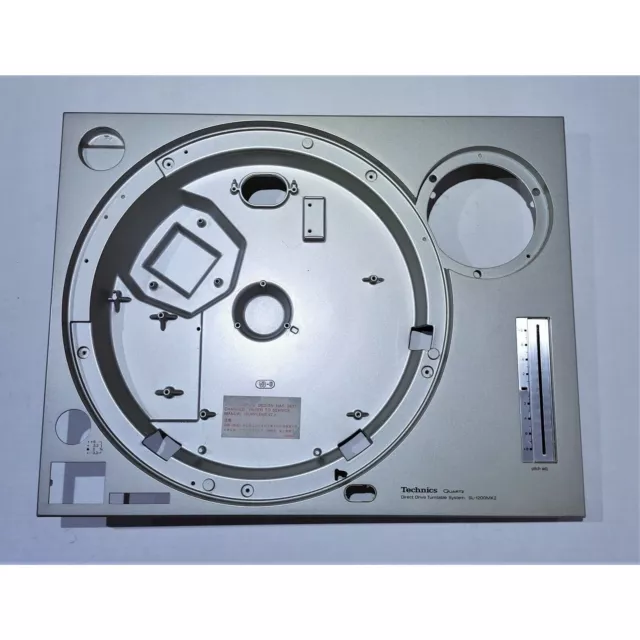Technics Original Plinth Cabinet Top Face Plate for SL-1200 1210 MK2 3 Turntable