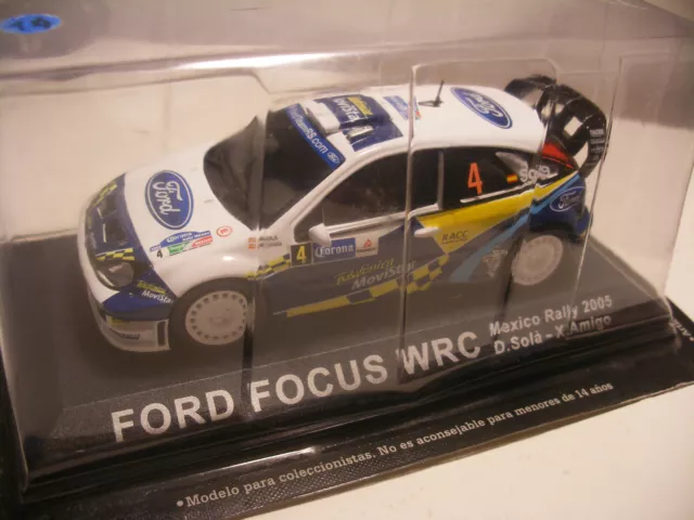 Voiture DEL PRADO 1/43 FORD FOCUS WRC 2005 MEXICO RALLY NEUF