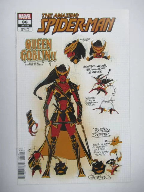 2022 Marvel Amazing Spider-Man #88 Gleason 1:10 Ri Variant 1st Queen Goblin