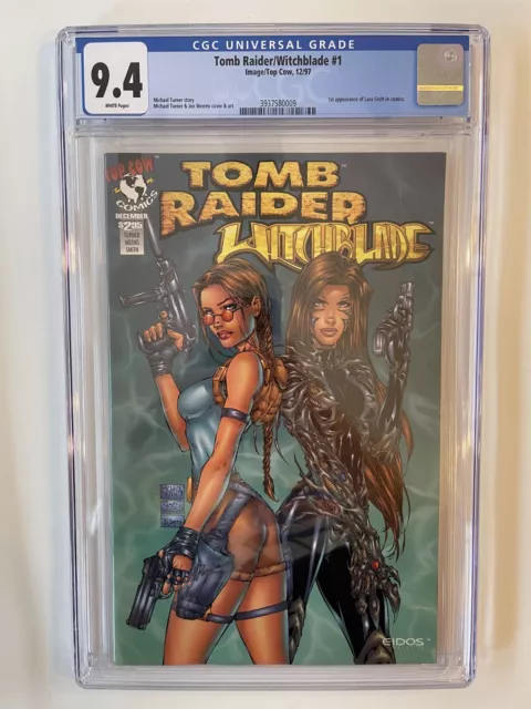 Tomb Raider Witchblade #1 Cgc 9.4 -  First Appearance Lara Croft (1997)