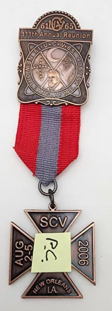 LIMITED EDITION # 120 Sons Confederate Veterans Reunion Medal New ...
