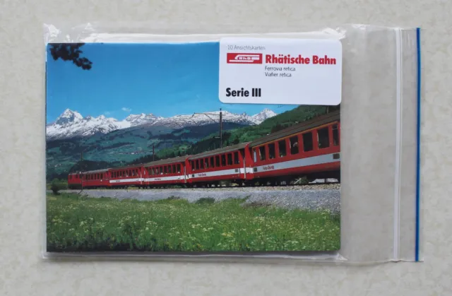 Ansichtskarten-Set: Rhätische Bahn RhB Serie III