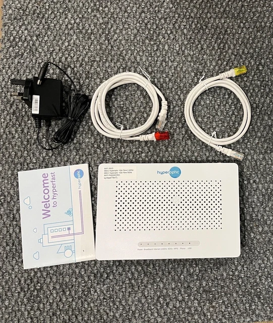 HYPEROPTIC ZTE ZXHN H298A Home Gigabit 1gbps speed Router Fibre Modem £ ...