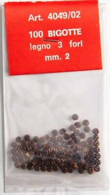 4050/03 Amati AMATI BIGOTTE NOCE 13 MM 100 PEZZI ART 