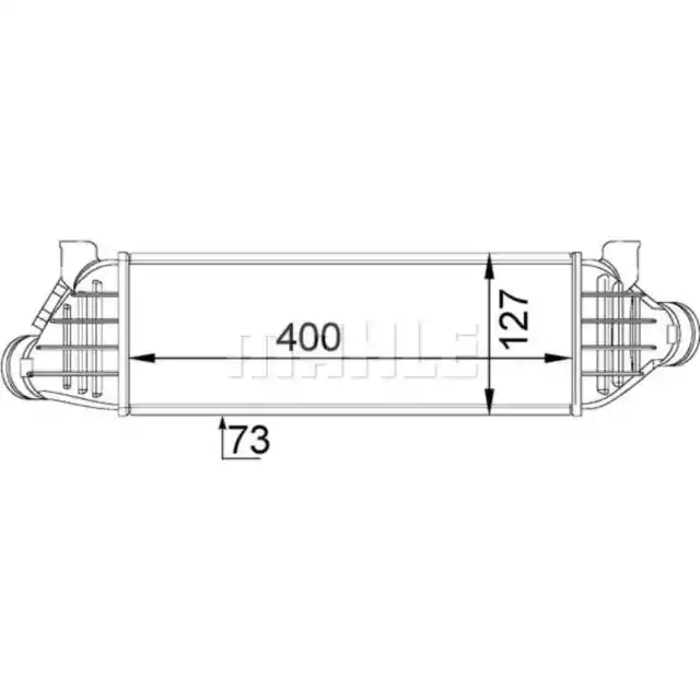 Ladeluftkühler MAHLE CI 204 000S für Ford Transit Tourneo