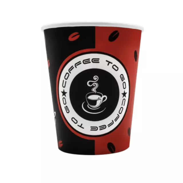 ☕ 300ml Coffee to go Becher 0,3l Kaffeebecher Pappbecher Einwegbecher Kaffee Tee