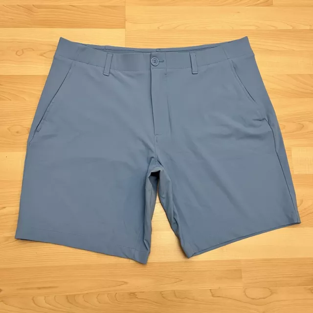 UNDER ARMOUR ISO-CHILL Stretch Golf Shorts Mens 38 Blue Performance ...