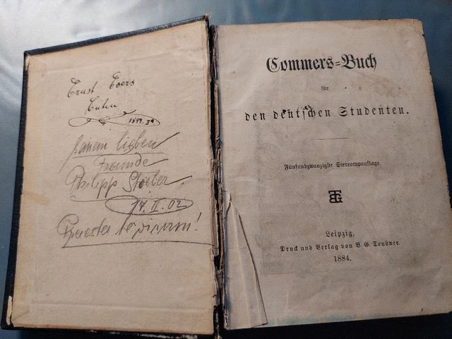 Kommersbuch für den deutschen Studenten, 1884 5