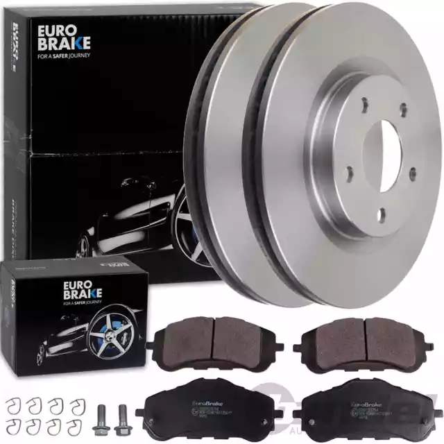 EUROBRAKE Disques 283mm + Revêtements Avant Convient pour Peugeot 308 II + Sw