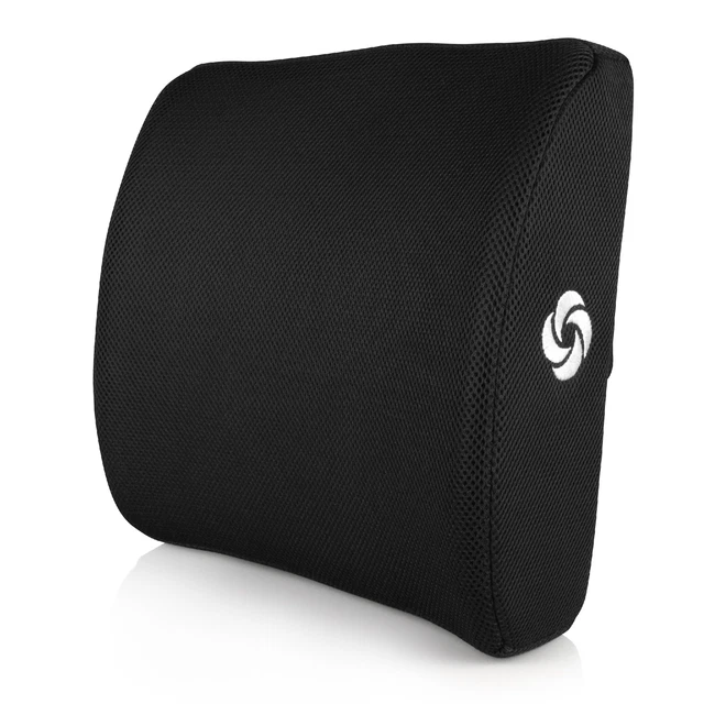 Samsonite SA5243 - Ergonomic Lumbar Support Pillow - Helps Relieve Lower Back -